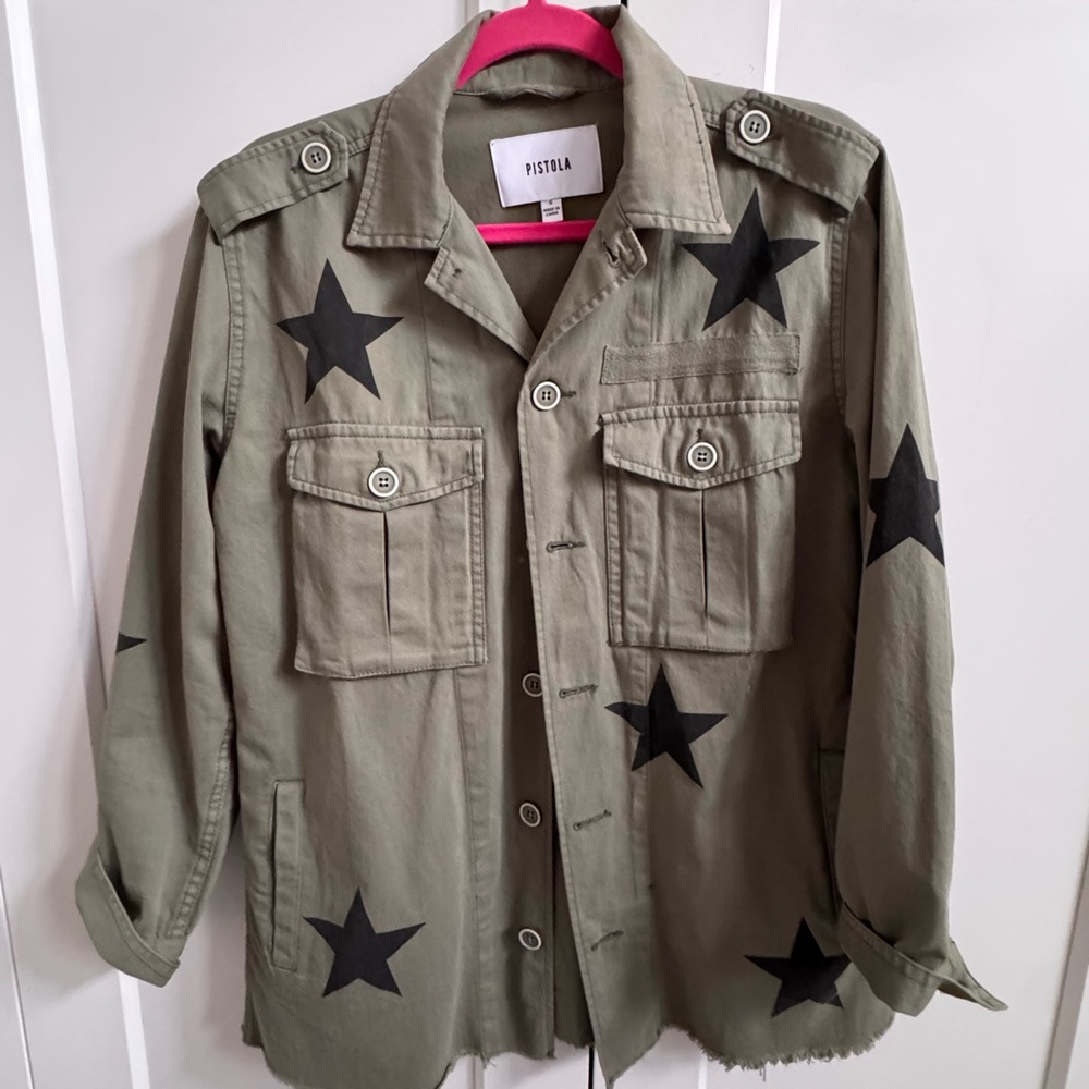 Pistola Olive Shirt Jacket